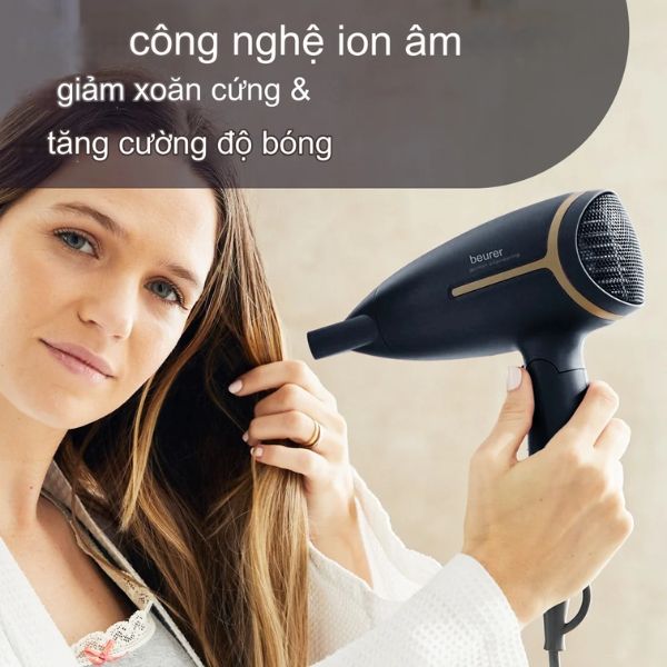 Máy sấy tóc Beurer HC25 Công nghệ ion âm