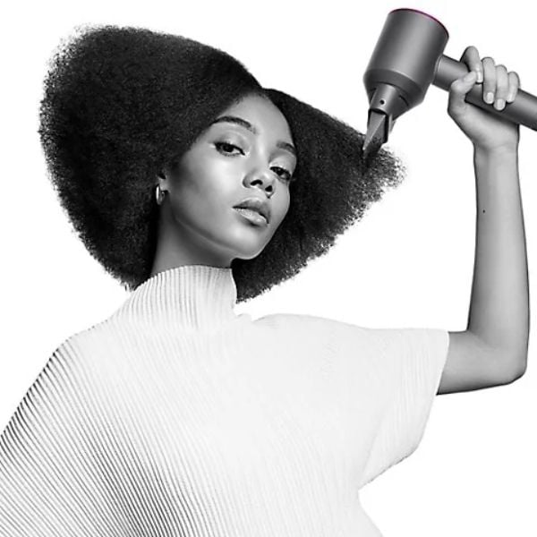 Máy sấy tóc Dyson HD07 màu hồng có Đầu hút làm mượt