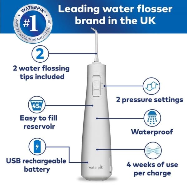 Máy tăm nước Waterpik Cordless WF-20 Chứng nhận và uy tín toàn cầu