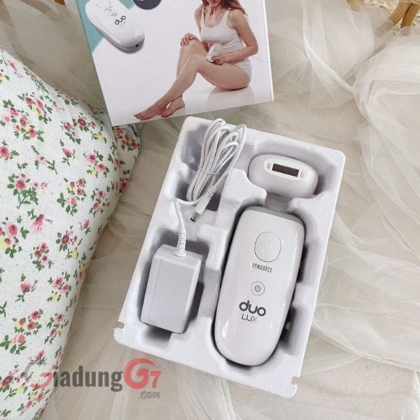 Máy triệt lông HoMedics IPL-HH390 cảm biến màu da tự động với 5 mức cường độ giúp việc triệt trở nên vô cùng thoải mái và tiện lợi