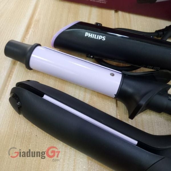 Máy uốn tóc Philips BHH811/00 với 2 chức năng ép thẳng và uốn tóc, tạo trên 10 kiểu tóc chỉ với 1 thiết bị.