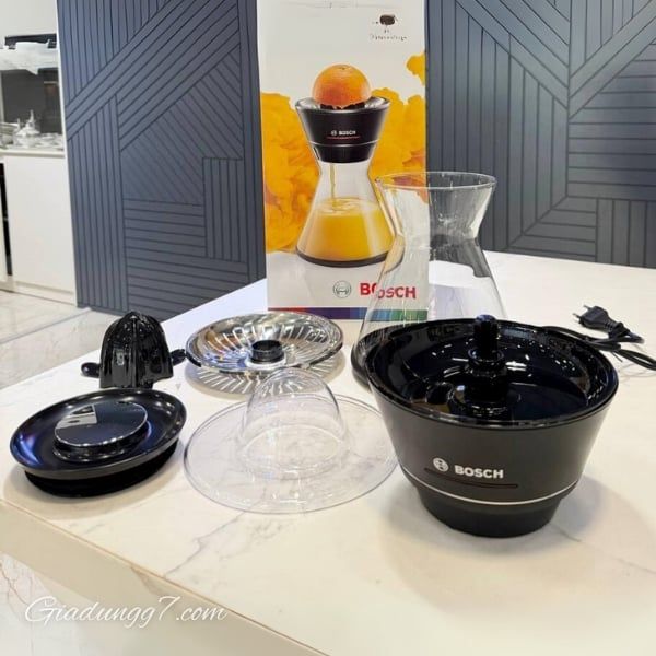 Máy vắt cam Bosch VitaStyle Citro MCP72GPB Chế độ DripStop - Sạch sẽ và không nhỏ giọt