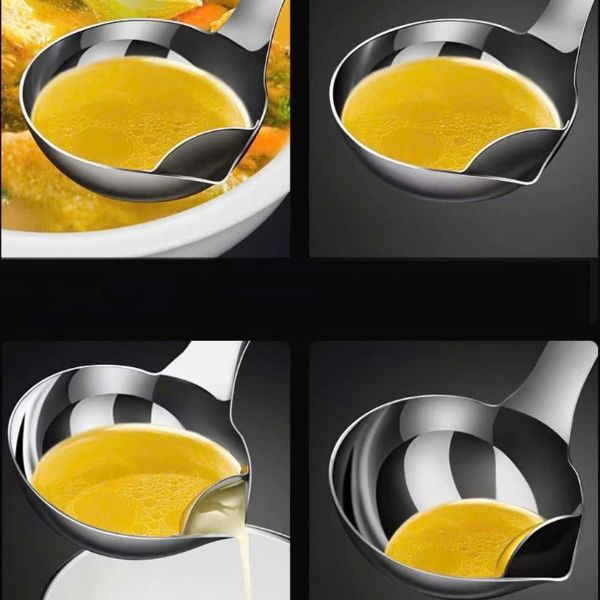 Muôi múc Steel Ladle Thương hiệu Đức Dễ dàng sử dụng với chiếc muôi thép không gỉ chắc chắn này.