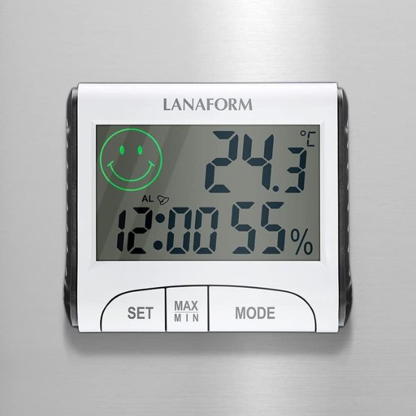 Nhiệt ẩm kế kỹ thuật số Lanaform LA120701 Dễ dàng đọc và chức năng bộ nhớ