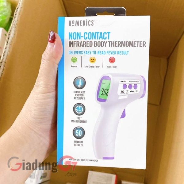 Hộp đựng của Nhiệt kế hồng ngoại HoMedics TIE-240