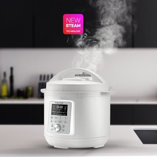 Nồi áp suất đa năng Instant Pot Signature Snow White 60 Áp suất, nấu chậm, nấu cơm, hấp, sữa chua, sous vide, làm bánh, xào, giữ ấm.