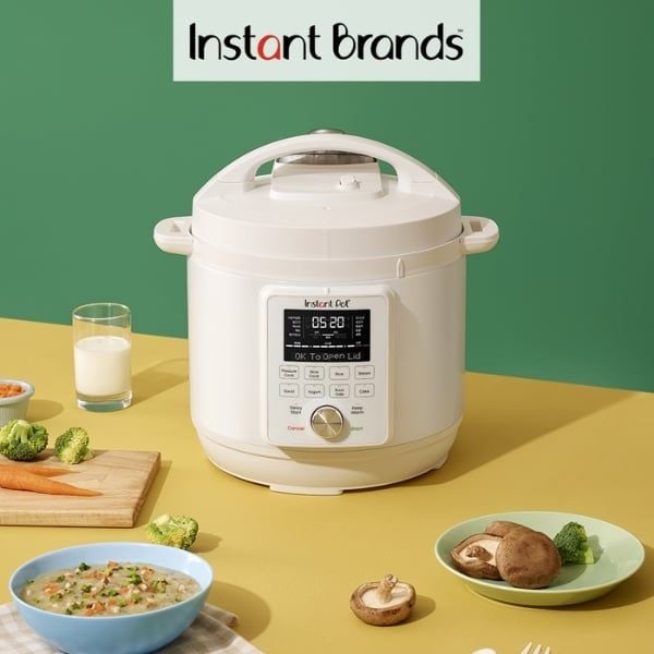 Nồi áp suất đa năng Instant Pot Signature Snow White 60 Áp suất, nấu chậm, nấu cơm, hấp, sữa chua, sous vide, làm bánh, xào, giữ ấm.