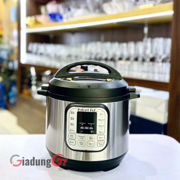 Nồi áp suất điện Instant Pot Duo V5 điều chỉnh áp suất, nhiệt độ, thời gian và nhiệt để nấu thức ăn nhanh hơn tới 70%