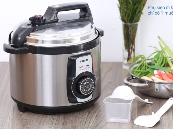 Nồi áp suất điện Philips HD2103/66 5 lít&nbsp;giúp bạn nấu ăn nhanh chóng và tiện lợi.