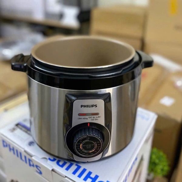Nồi áp suất điện Philips HD2103/66 Giữ Ấm Lâu Cho Món Ăn Luôn Ngon