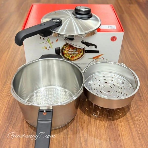 Nồi áp suất Fissler Vitavit Premium 6L là sản phẩm cần thiết trong căn bếp của bạn