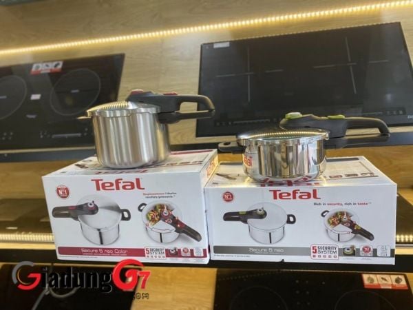 Nhân bản từ Nồi áp suất Tefal Secure 5 Neo 4L phù hợp để nấu trên mọi loại nguồn nhiệt, kể cả bếp từ.