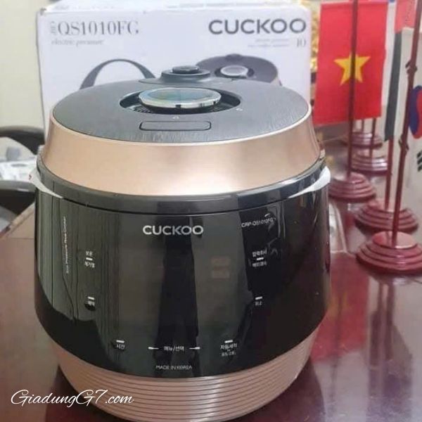 Nồi cơm áp suất điện tử Cuckoo CRP-QS1010FG – Sự kết hợp hoàn hảo giữa thiết kế tinh tế và hiệu suất cao