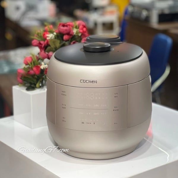 Nồi cơm điện cao tần Cuchen CRT UPDS1070SB 1.8L áp suất kép ruột inox Sản xuất tại Hàn quốc