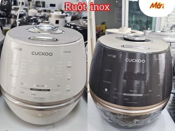 Nồi cơm điện cao tần Cuckoo CRP DHAS069FW 1.08L (Lòng inox) áp suất có 2 màu