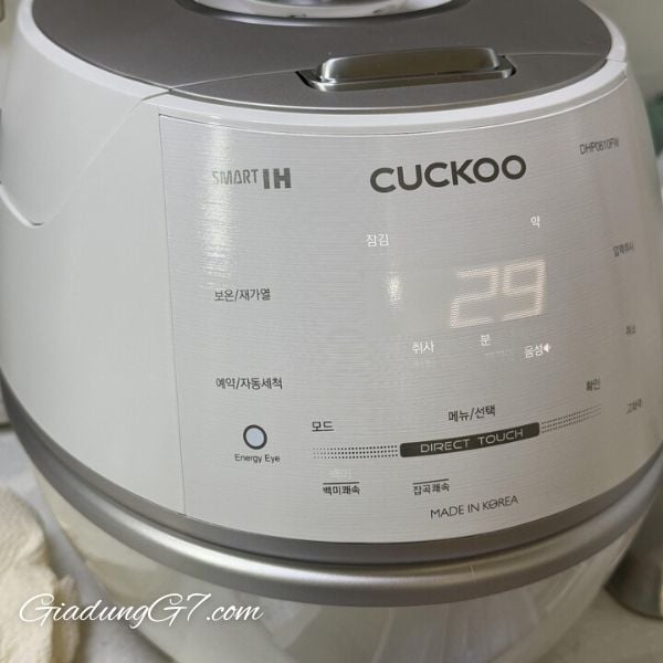 Nồi cơm điện cao tần Cuckoo CRP DHP0610FW 1.08L 12 chế độ nấu đa dạng – Biến tấu món ăn dễ dàng