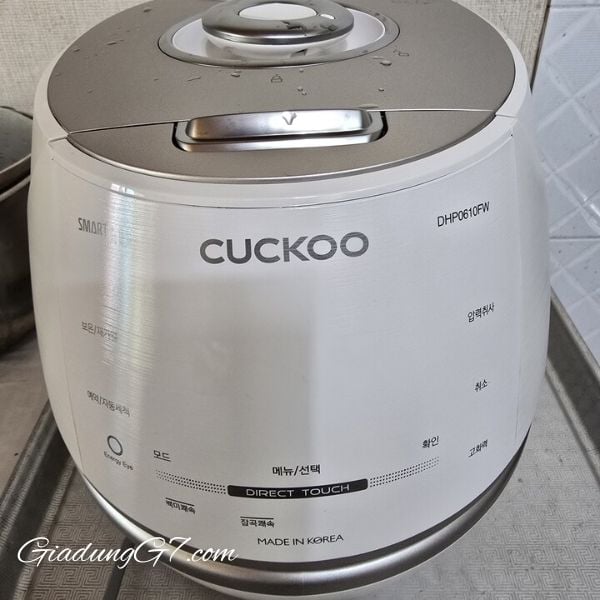 Nồi cơm điện cao tần Cuckoo CRP DHP0610FW 1.08L – Cơm chín đều, giữ trọn dưỡng chất