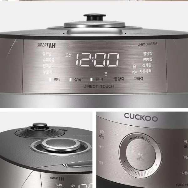 Nồi cơm điện cao tần Cuckoo CRP JHP1060FSM 1.8L Các chức năng thường được sử dụng cùng một lúc