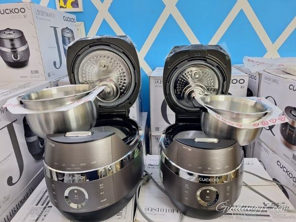 Nồi cơm điện cao tần Cuckoo CRP-JHR1060FD giúp cơm chín đều, mềm và thơm ngon hơn