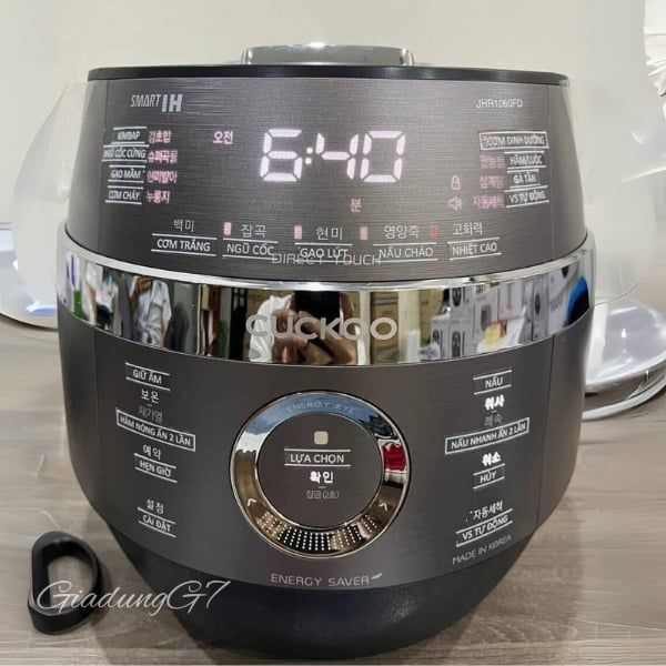 Nồi cơm điện cao tần Cuckoo CRP-JHR1060FD Nồi cơm điện cao tần Cuckoo CRP-JHR1060FD có Nhiều chế độ nấu