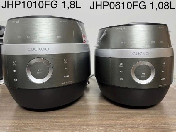 Nồi cơm điện cao tần Cuckoo CRP JHP0610FG 1.08L Nắp vung sử dụng công nghệ FULL STAINLESS ONETOUCH