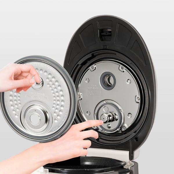 Nồi cơm điện cao tần Cuckoo KHTS1060FWM Nắp vung cao cấp, van áp suất ổn định