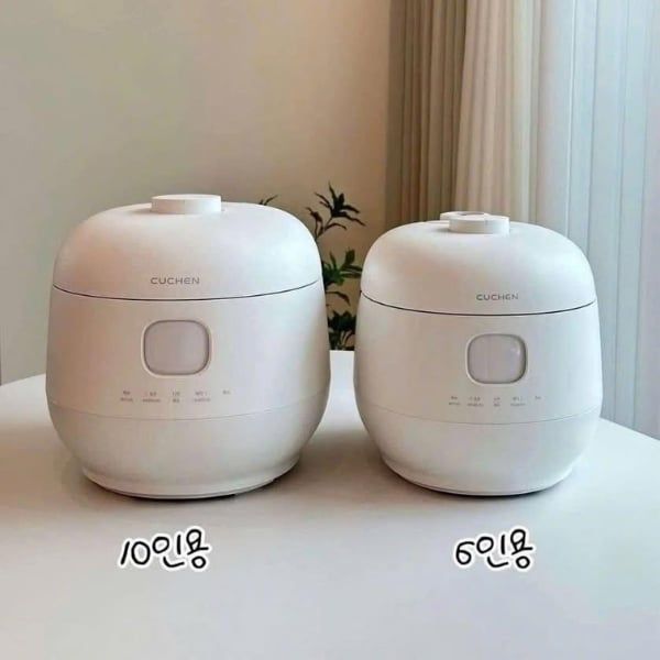 Nồi cơm điện cao tần áp suất kép Cuchen CRH TWS1010BW 1.8L ruột inox