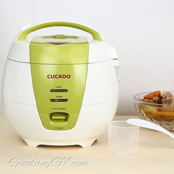 Nồi cơm điện Cuckoo CR0661 Giữ Nhiệt Lâu, Thực Phẩm Luôn Tươi Ngon