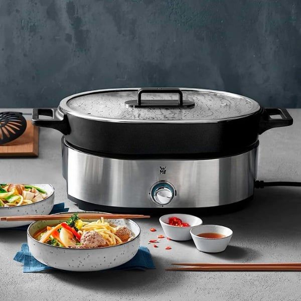 Nồi lẩu hấp WMF Lono Hot Pot & Steam Thiết kế ấn tượng