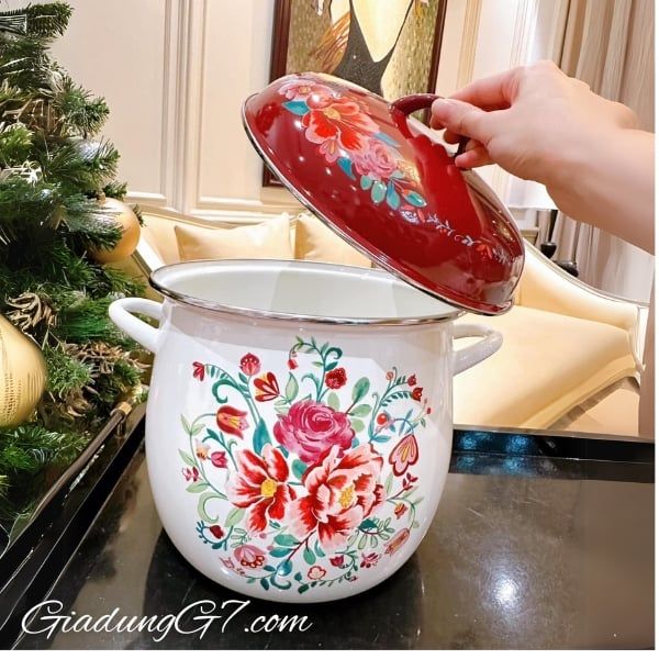 The Pioneer Woman Merry Meadows 12 lít Dung tích 12L, cao 23 cm, đường kính miệng 26,5 cm