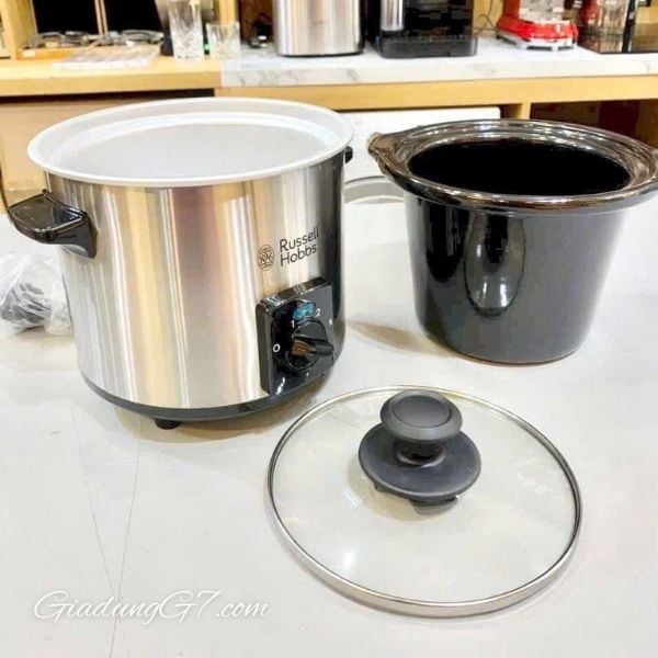 Nồi nấu chậm Russell Hobbs 2L Compact Home 145W với Nắp kính cường lực