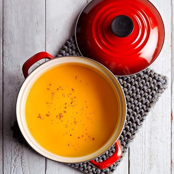 Nồi thép Le Creuset 20cm 3.7L - Màu Đỏ sáng bóng và kiểu dáng đẹp mắt này chắc chắn sẽ làm bừng sáng bất kỳ căn bếp nào.