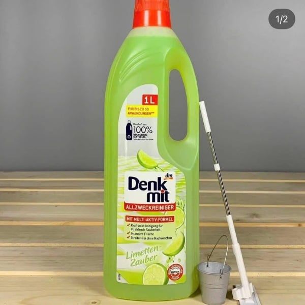Nước lau sàn gạch Denkmit 1 lít Hương chanh - Nước lau sàn Denkmit hương chanh là sản phẩm chuyên dụng dành cho sàn gạch, giúp loại bỏ bụi bẩn, vết ố và dầu mỡ cứng đầu