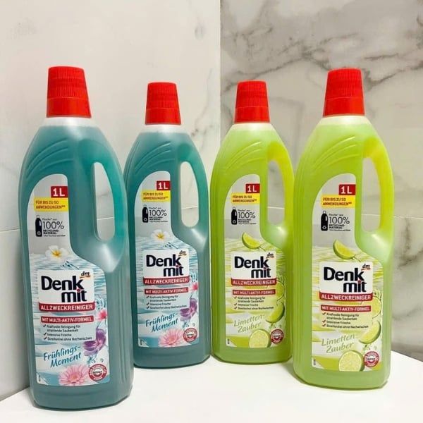 Nước lau sàn gạch Denkmit 1 lít Bảo Vệ Sàn Gạch, Giữ Độ Bóng Lâu Dài