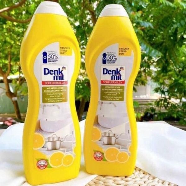 Nước tẩy rửa nồi - bồn rửa Denkmit 750ml Lý tưởng cho nhà bếp và phòng tắm