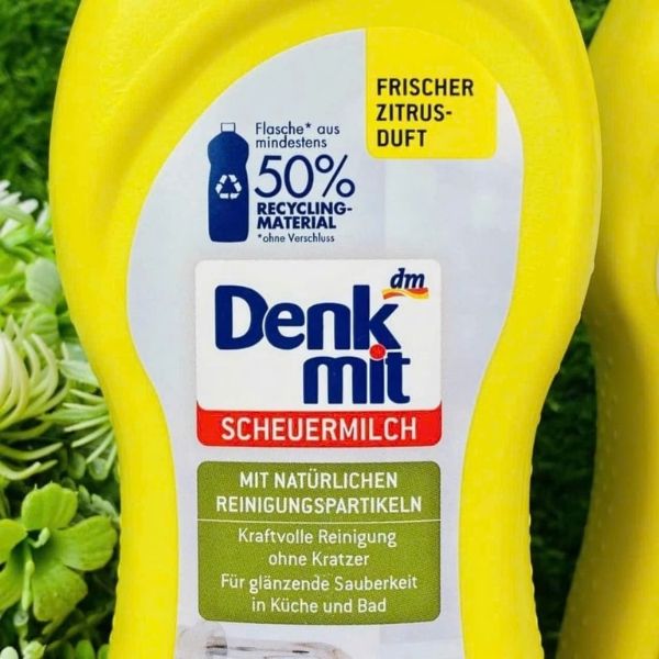 Nước tẩy rửa nồi - bồn rửa Denkmit 750ml Làm sạch nồi inox, tẩy bếp, bề mặt bàn bếp, chậu rửa bát…