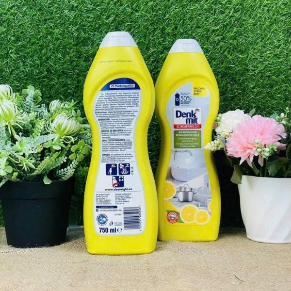 Nước tẩy rửa nồi - bồn rửa Denkmit 750ml Lý tưởng cho nhà bếp và phòng tắm