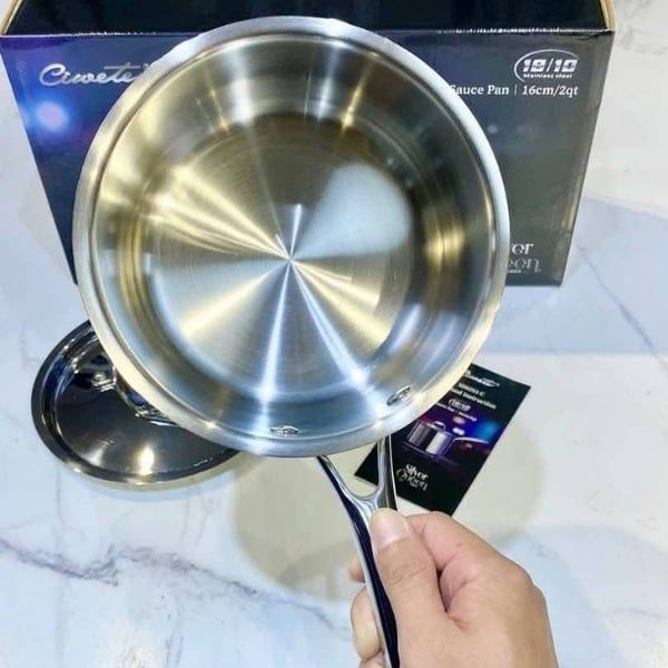 Quánh inox Ciwete Dùng để khuấy bột, nấu cháo, súp, canh, siêu nhanh