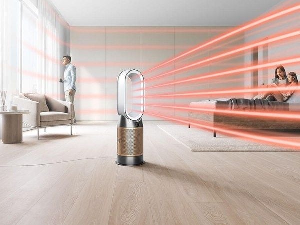 Quạt không cánh Dyson HP09 Làm nóng phòng nhanh, đều