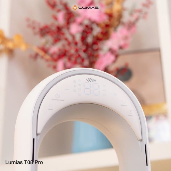 Quạt Không Cánh Lumias T08 Pro 12 Cấp Độ Gió Linh Hoạt – Thư Giãn Tối Đa Với Mọi Nhu Cầu