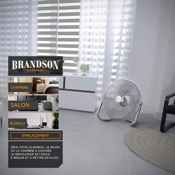 Quạt sàn Brandson 45cm Điều chỉnh linh hoạt, tối ưu trải nghiệm người dùng