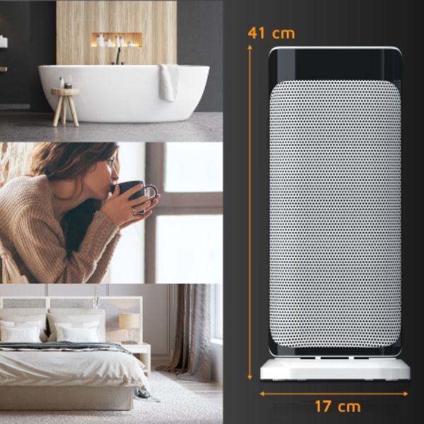 Quạt sưởi gốm Brandson 3in1 2000W Quay để phân phối khí nóng đều