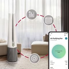 LG PuriCare AeroTower thiết kế thông minh