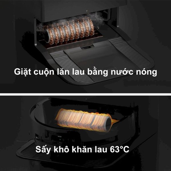 Robot hút bụi Ecovacs Deebot X8 Pro Omni Công nghệ lau OZMO Roller