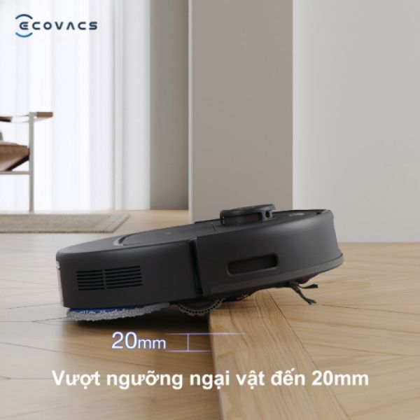 Robot hút bụi lau nhà Ecovacs Deebot N30 Pro Omni 2025 Vượt chướng ngại vật 20mm