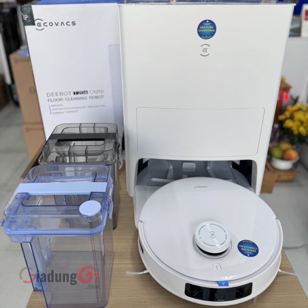 Robot hút bụi lau nhà Deebot T20e Omni được đánh giá là sản phẩm tối ưu về hiệu quả và giá cả năm 2024