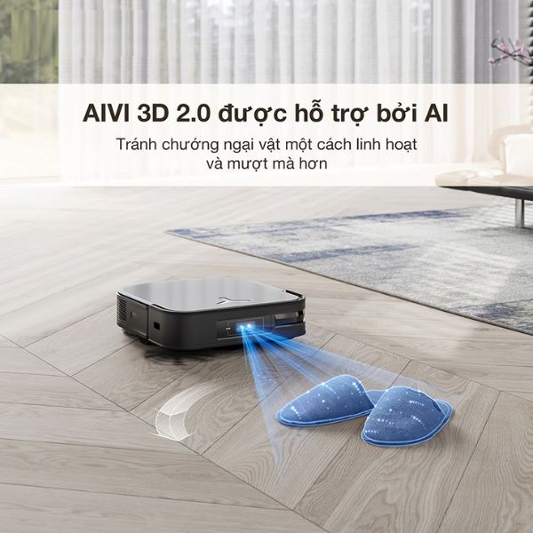 Robot hút bụi lau nhà Deebot X2 Combo với Trang bị trợ lý giọng nói và điều khiển thông qua ứng dụng linh hoạt