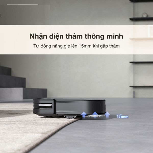 Robot hút bụi lau nhà Ecovacs Deebot X2 Làm sạch vượt trội trên mọi bề mặt