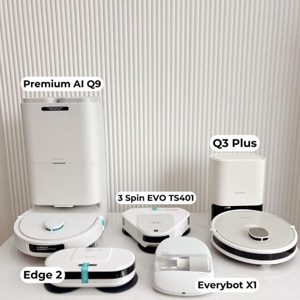 Robot hút bụi lau nhà Everybot Q3 Plus Điều hướng thông minh bằng cảm biến LDS LiDAR