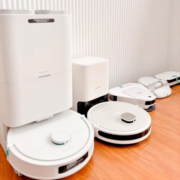 Robot hút bụi lau nhà Everybot Q3 Plus Điều hướng thông minh bằng cảm biến LDS LiDAR